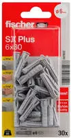 fischer 567822, Fischer Spreizd&uuml;bel SX Plus 6x30 567822 SB-Programm