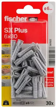 Fischer SX Plus Spreizd&uuml;bel 30x6 (567822)