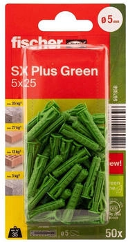 Fischer SX Plus Green Spreizd&uuml;bel 25x5 (567858)