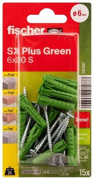 Fischer SX Plus Green Spreizd&uuml;bel 30x6 (567861)