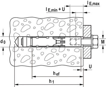 Fischer Innengewindeanker FH II 12/M6 I (520358)