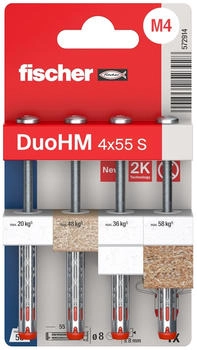 Fischer DuoHM Hohlraumd&uuml;bel 4 x 55 S TX (572914)