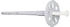 Fischer Putzdübel FIF-PN 8/60 Dämmstoffhalter mit Kunststoffnagel weiß 100 Stück (546803)