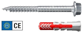 Fischer DuoPower ETA 8x40 2-Komponenten-D&uuml;bel mit Schrauben, 50 St&uuml;ck (564790)