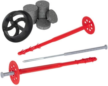 Protektor Set Ø10x260mm Stahlnagel 200 St + 200 Rondelle + 1 Fräser (42557588414670)