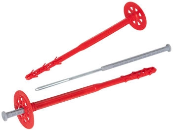 Protektor 100 Stück Ø10x260mm mit Stahlnagel für WDVS (40092300943590)