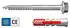 Fischer Universaldübel DuoPower ETA 10 x 50 mit Sicherheitsschraube 50 Stück