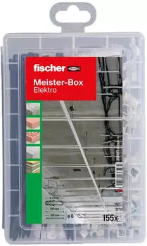 Fischer Meister-Box Elektro Set Kabelbinder & Nagelschellen (553345)