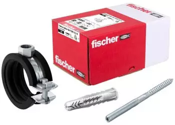 Fischer Gelenkrohrschellen-Set FGRS 25-30, Stahl galvanisch verzinkt (547058)