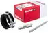 Fischer FGRS 15-19 Gelenkrohrschellen-Set, Stahl galvanisch verzinkt, 15-19mm (547056)