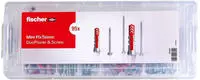 fischer Mini FixTainer - DuoPower 560097 D&uuml;bel- und Schrauben-Sortiment, 95-teilig