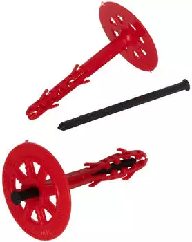 Protektor D&auml;mmstoffd&uuml;bel mit Kunststoffnagel &Oslash;10x140mm 500 St&uuml;ck (4009230357263)