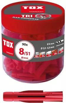TOX Allzweckd&uuml;bel TRI 8/51 90 St&uuml;ck