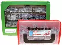 Fischer Allzweckd&uuml;bel und Schraubenset, Gr&uuml;n, Rot; Sortimentkoffer (1910...