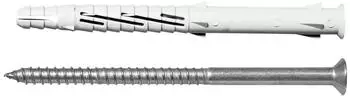 Upat Rahmendübel URDL mit Schraube, 8x120mm, TX30, galvanisch verzinkt (546761)
