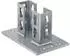 Fischer Sattelflansch PSF 124 galvanisch verzinkter Stahl, 62D (533742)