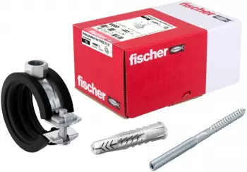 Fischer Gelenkrohrschelle FGRS 32-37, Stahl galvanisch verzinkt (547059)