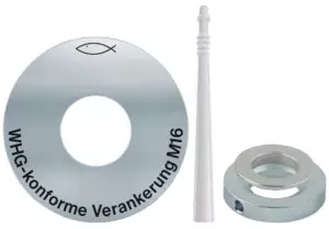 Fischer WHG Set beschichteter Beton M10, galvanisiert, 10 Stk. (558314)
