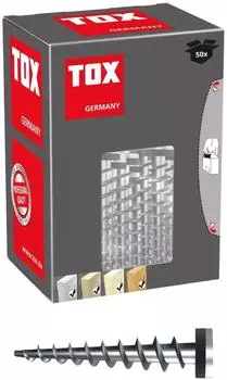 TOX Thermo Kappo Kappleistenbefestigung 15x65 TX30, 50 St&uuml;ck (072100321)