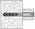 Fischer Langschaftdübel SXR 10x140 T Senkkopfschraube (503782)