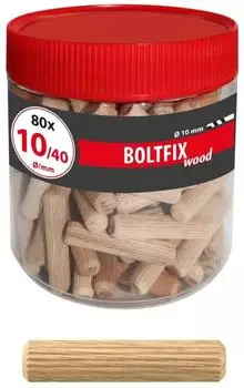 TOX Boltfix Wood Holzd&uuml;bel 10x40mm, 80 St&uuml;ck (015200181)