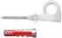 Fischer EasyHook Loop Ösenhaken mit DuoPower Dübel 8x40, 25 Stück (564173)