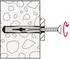 Fischer Universaldübel FU 6x35 Nylon, 20 Stk. (045461)