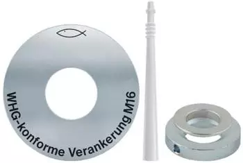 Fischer WHG-Set beschichteter Beton M20, galvanisiert, 10 St&uuml;ck (558317)