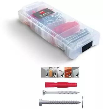 TOX L-Boxx Micro Allround D&uuml;bel-Sortiment Tri 6/10+S, 130 St&uuml;ck (094901803)