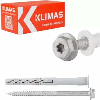 KLIMAS KPR-FAST-K Rahmendübel 10x100mm Sechskantkopf Torx (KPR-FAST-K)