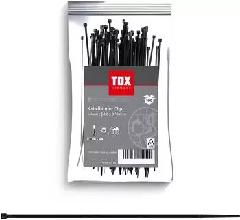 TOX Kabelbinder Clip 4,8 x 370mm schwarz (099600029)