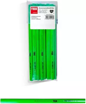 TOX Zimmermanns-Bleistift Neo neongr&uuml;n HB, 12 Stk. (09790104)