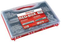 Fischer D&uuml;bel 040991, Red-Box, UX/SX-Set, 7 Gr&ouml;&szlig;en, Universald&uuml;bel, 290-teilig,