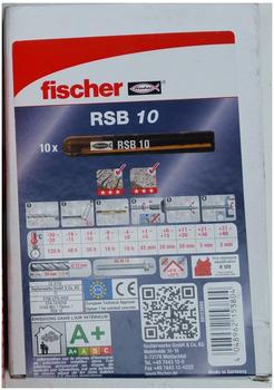 Fischer Befestigungssysteme Fischer Reaktionspatrone RSB 10 (10 St.)