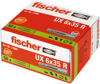 fischerwerke 77889, fischerwerke fischer Universald&uuml;bel UX 6 x 35 R mit Rand, 50