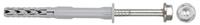 FISCHER SXR FUS Rahmend&uuml;bel mit Sechskantschraube Torx - Nylon/Stahl - 10x 80 mm