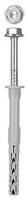 Rahmend&uuml;bel R 88542 SXR 10x180 FUS Schrauben A 4/D&uuml;bel-Nylon 50 St&uuml;ck FISCHER