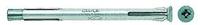 FISCHER F M Senkkopf Metallrahmend&uuml;bel, Stahl verzinkt blau - 10x202 mm