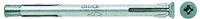FISCHER F M Senkkopf Metallrahmend&uuml;bel, Stahl verzinkt blau - 10x 72 mm