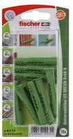 Fischer 524806, Fischer Universald&uuml;bel UX GREEN 8x50 R K (gr&uuml;n, 10 St&uuml;ck)