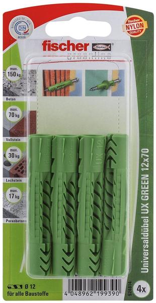 Fischer UX GREEN 12x70 K 4 St. 524814