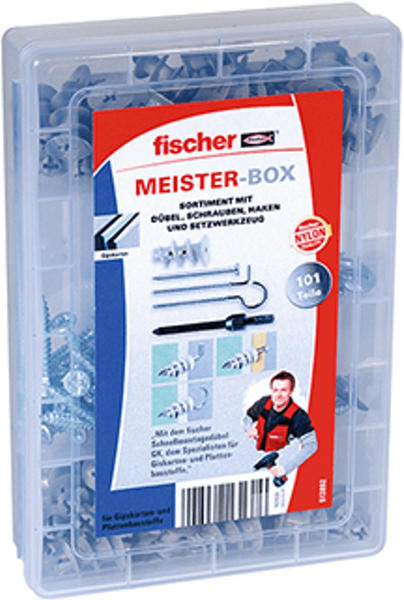 Fischer Meister-Box mit GK-Dübel,Schrauben,Haken 101 St. 513892