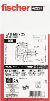 Fischer EA II M 6x25 GVZ 100 St. 532230
