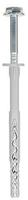 FISCHER SXRL FUS Rahmend&uuml;bel mit Sechskantschraube Torx - Nylon/Stahl - 10x 80 mm