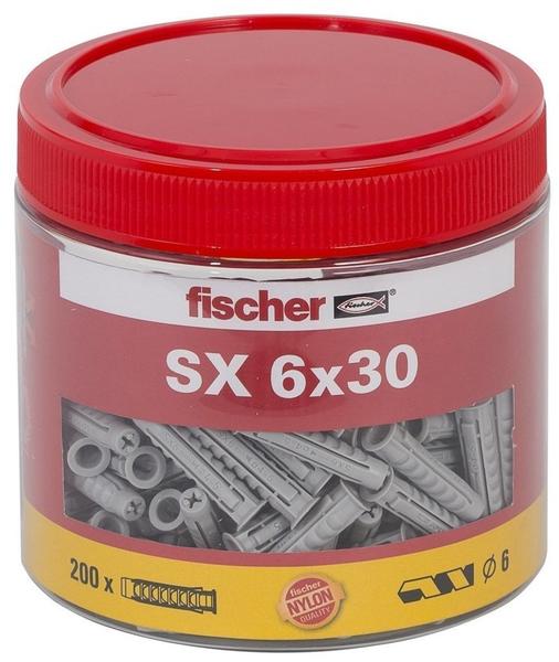 Fischer Befestigungssysteme Fischer SX 6x30 200 St. 531030