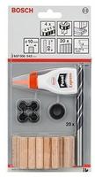 BOSCH Befestigungsanker Bosch Holzd&uuml;bel-Set, 27tlg., 10 mm, 40 mm - 2607000543