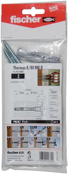 Fischer THERMAX 8x80 M6 B 2 St.