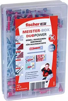 Fischer Meister-Box DUOPOWER + Schrauben 160-teilig (535972)