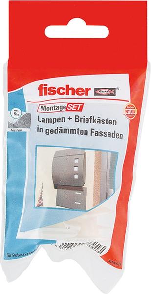 Fischer Befestigungssysteme Fischer Montageset Lampen + Briefkasten (534576)