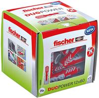Fischer D&uuml;bel 538253, DuoPower, 12 x 60mm, 2-Komponenten-D&uuml;bel, 25 St&uuml;ck